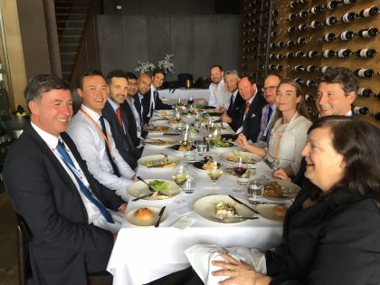 lunch at IBA 2017 Sydney